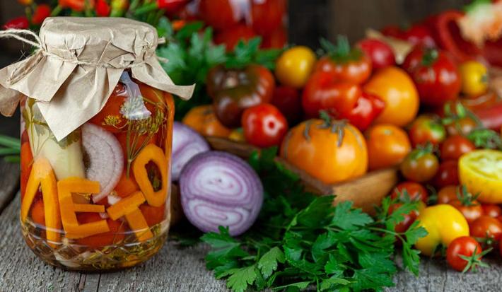 Receta fácil y rápida de conserva de vegetales