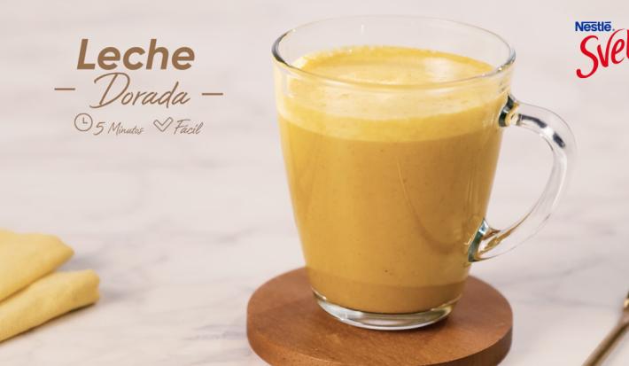 Leche dorada con Svelty