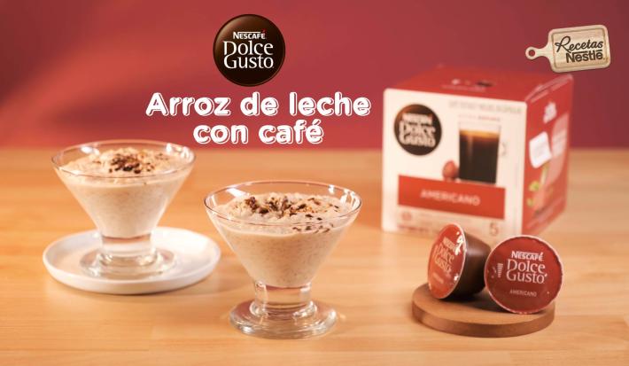 Arroz de leche con café