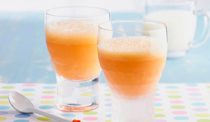 Batido de naranja y zanahoria