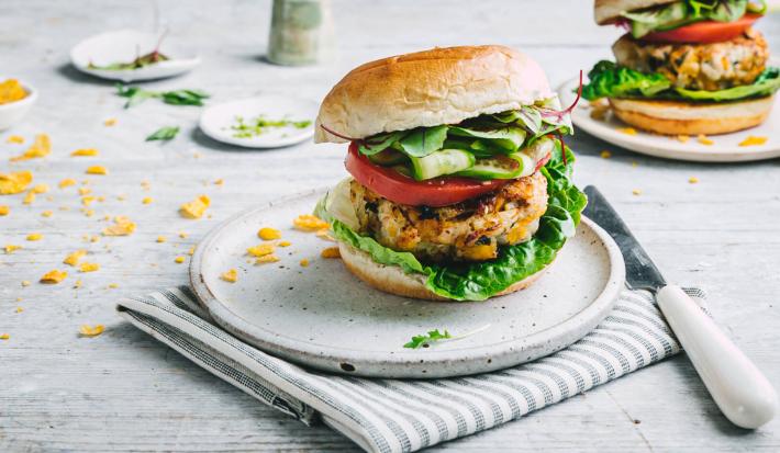 GLUTEN-FREE ITALIAN CHICKEN BURGER