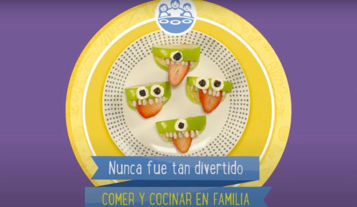 Dientes de manzana espeluznantes