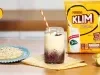 Smoothie de chocolate y leche bicolor