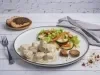 Pollo con crema de leche