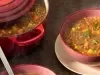 Sopa clásica de lentejas con chorizo