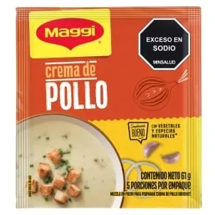 Crema de pollo