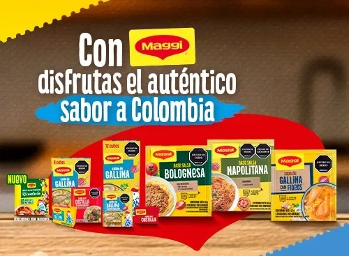 Banner con MAGGI® disfrutas el autentico sabor colombiano