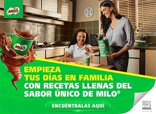 Banner de Milo® Colombia en Recetas Nestlé®