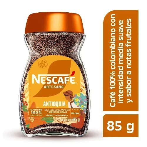 Imagen frontal del producto Café instantáneo NESCAFÉ ARTESANO Antioquia x 85g