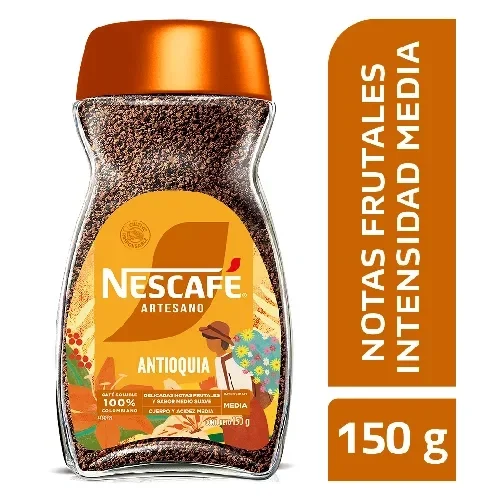 Imagen frontal del producto Café instantáneo NESCAFÉ Artesano Antioquia x 150g