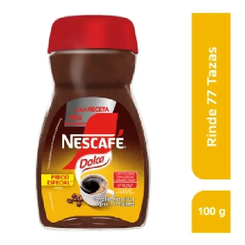 Imagen frontal del producto Café soluble NESCAFÉ Dolca x 100g