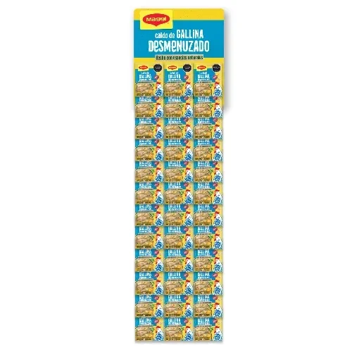 Imagen frontal del producto Caldo de Gallina MAGGI Desmenuzado ristra 36 sobres x 9g c/u