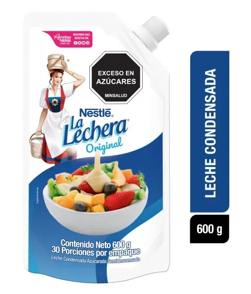 Imagen frontal del producto La Lechera en la versión 600g Doypack