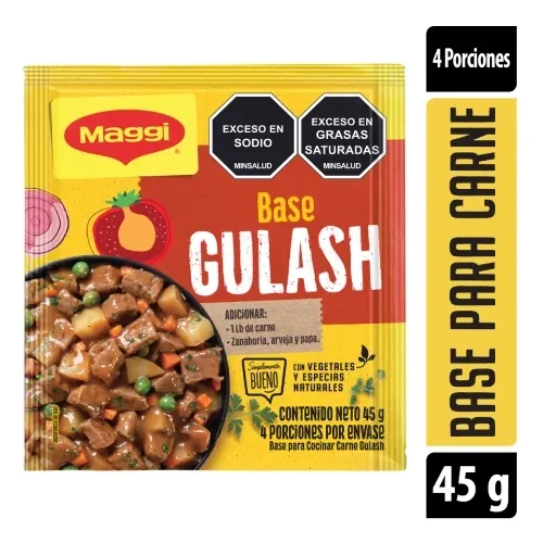 Imagen frontal del producto Base MAGGI® para carne Gulash x 45g
