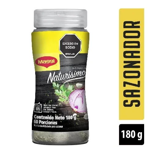 Imagen frontal del producto Maggi® sazonador Naturisimo x 180 g