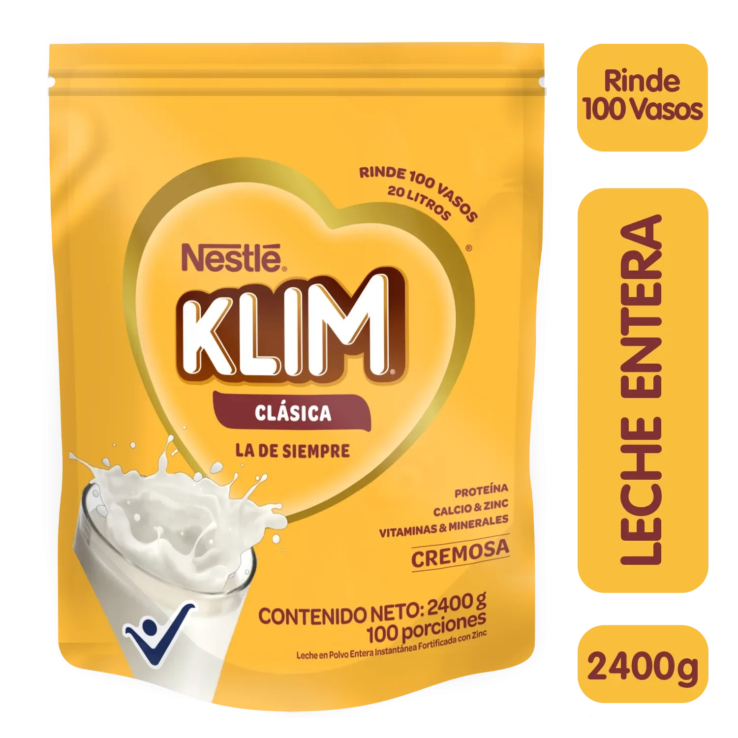 Leche en polvo KLIM Clásica x 2400g